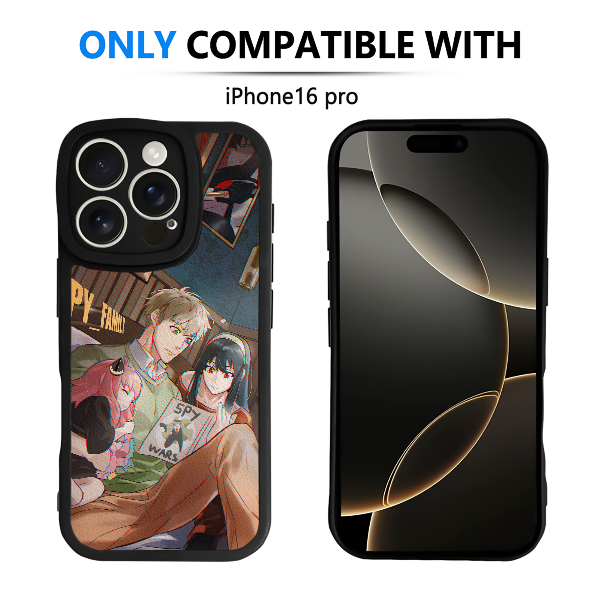 （画像用） SPY×FAMILY间谍家家酒 【iPhone 16シリーズ対応】シリコンスマホケース（レザー調） 材質：シリコン